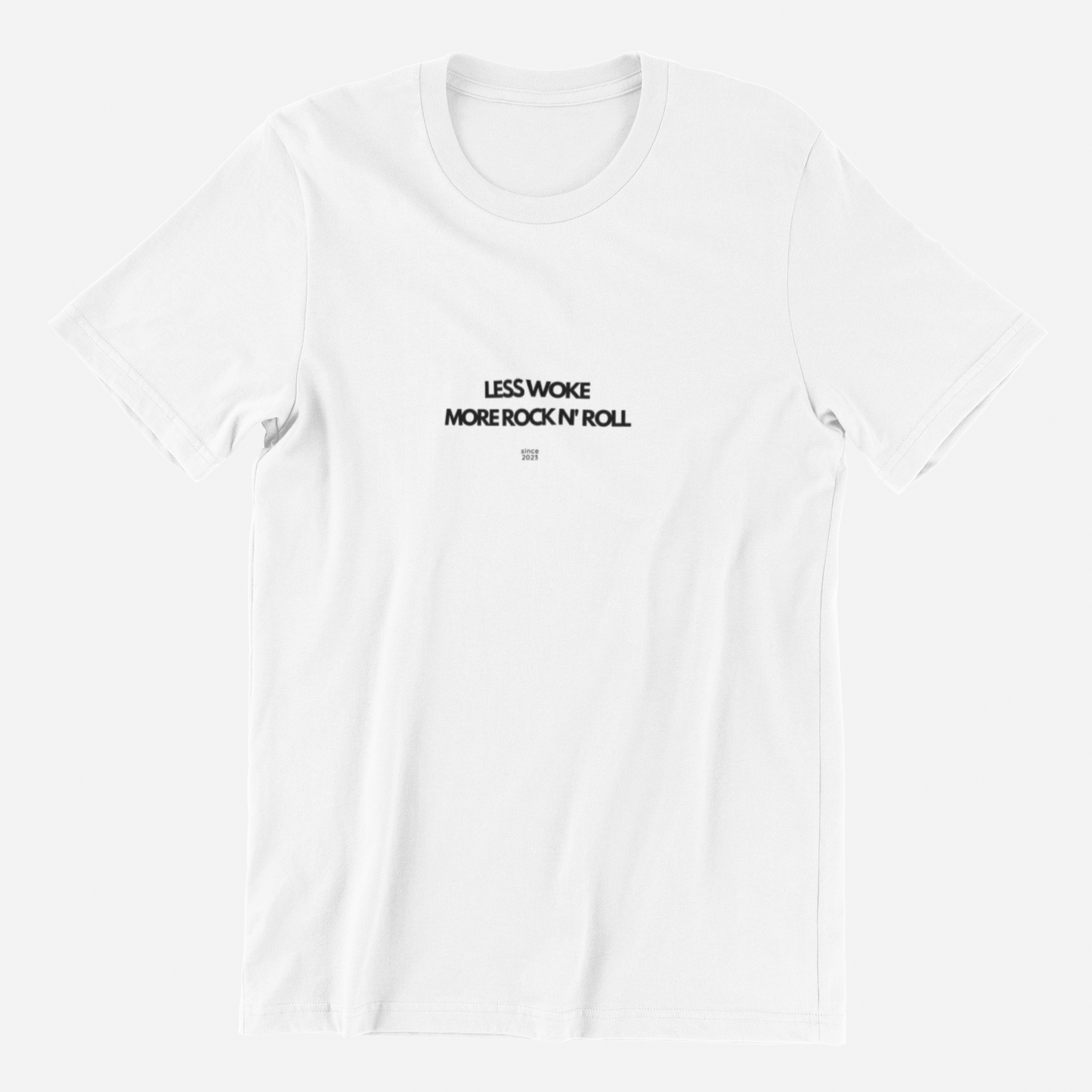 Less Woke More Rock n Roll T Shirt