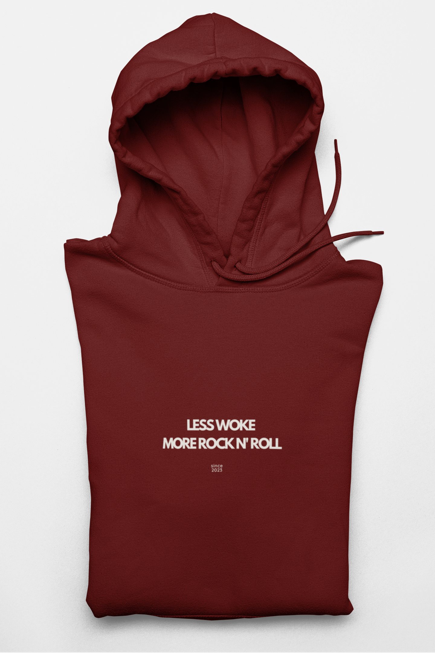 Less Woke More Rock N Roll Hoodie